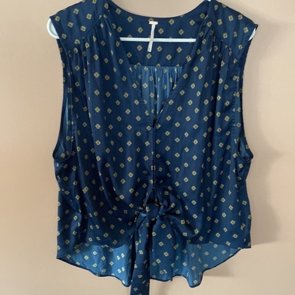 Free people morning in marrakesh printed sleeveless blouse - Picture 3 of 5